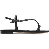 Aeyde Black Ella Square-Toe Sandals 261454F124015