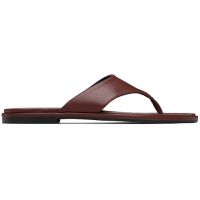 Aeyde Burgundy Amaya Thong Sandals 261454F124020