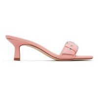 Aeyde Pink Gilly Eyelet Heeled Sandals 261454F125026