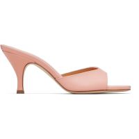 Aeyde Pink Samia Stiletto Mule Heeled Sandals 261454F125037