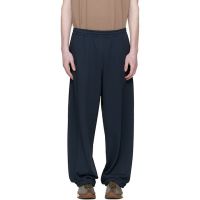 Nanamica Navy Polyester Pile Sweatpants 261467M190001
