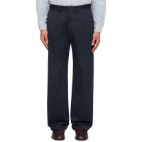Nanamica Navy Wide Straight Chino Trousers 261467M191006