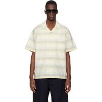 Nanamica Yellow Open Collar Pique S/S Shirt 261467M192008
