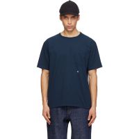 Nanamica Navy COOLMAX Jersey Pocket T-shirt 261467M213001
