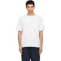Nanamica White COOLMAX Jersey Pocket T-shirt 261467M213002