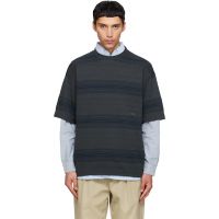 Nanamica Gray Stripe T-shirt 261467M213009