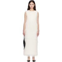 Loulou de Saison White TIWA Fringed Maxi Dress 261473F055004