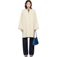 Loulou de Saison Beige Merill Cotton Gabardine Coat 261473F059000