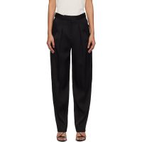 Loulou de Saison Black Alio Pleated Trousers 261473F087009