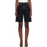Loulou de Saison Black Isu Lds Denim Shorts 261473F088005