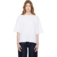 Loulou de Saison White Osis Oversized T-shirt 261473F110010