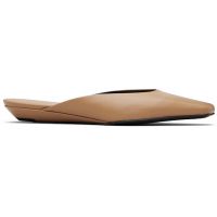 Loulou de Saison Tan Diane Calf Leather Mule Flats 261473F121004