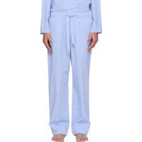 Tekla Blue Poplin Pyjama Pants 261482M218021