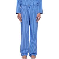 Tekla Blue Poplin Pyjama Pants 261482M218024