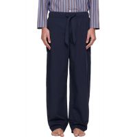 Tekla Navy Poplin Pyjama Pants 261482M218025