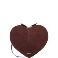ALAIA Brown Le Coeur Bi-Material Bag 261483F048010
