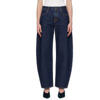 ALAIA Blue Low Round Jeans 261483F069001
