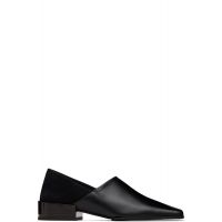 ALAIA Black Square Slipper Loafers 261483F121000