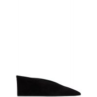 ALAIA Black Cube Wedge Mule Heels 261483F122011