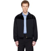 Visvim Navy Mayfield Swing Jacket 261487M180006