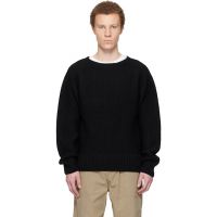 Visvim Black Boatneck Sweater 261487M201001