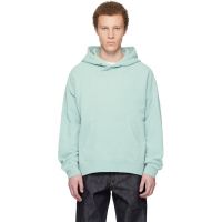 Visvim Blue Jumbo SB P.O. DMGD Hoodie 261487M202009