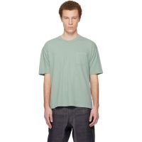 Visvim Green Jumbo S/S DMGD T-shirt 261487M213011