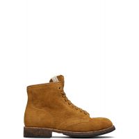 Visvim Tan Brigadier Mid-Folk Boots 261487M255005