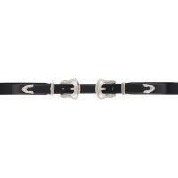 Toga Pulla Black Double Buckle Belt 261492F001007