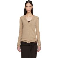 LE17SEPTEMBRE Tan Anne Knit Cardigan 261495F095000