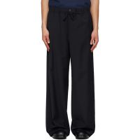 LE17SEPTEMBRE Navy Elasticized Wide Trousers 261495M191000
