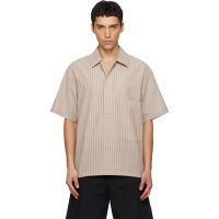 LE17SEPTEMBRE Beige Pullover Seersucker Shirt 261495M192003