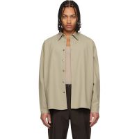 LE17SEPTEMBRE Beige Classic Wool-Blend Shirt 261495M192007
