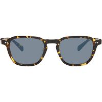 Oliver Peoples Black & Yellow Emryn Sunglasses 261499M134000