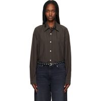 Mfpen Brown Essay Shirt 261505F109008