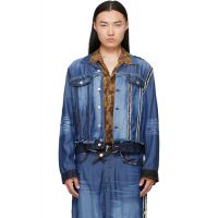 Magliano Blue Stormy Denim Jacket 261516M177000