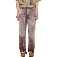 Magliano Pink Laser Flattone Silk Jeans 261516M186003