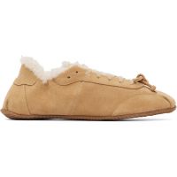 ABRA Beige Ballerina Shearling Sneakers 261526F128000