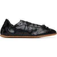 ABRA Black Ballerina Leather Sneakers 261526F128002