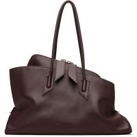 The Attico Burgundy La Passeggiata Medium Top Handle Bag 261528F046001