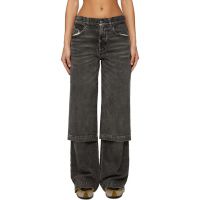 The Attico Black Long Jeans 261528F069000