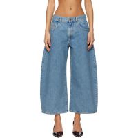 The Attico Blue Long Jeans 261528F069001