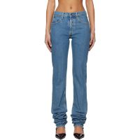 The Attico Blue Long Jeans 261528F069004
