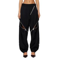 The Attico Black Long Trousers 261528F087004