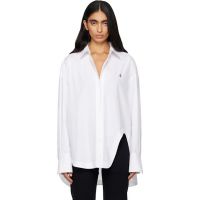 The Attico White Diana Shirt 261528F109007