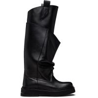 The Attico Black New Robin Passeggiata Combat Boots 261528F114000