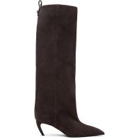 The Attico Brown Lea Tall Boots 261528F115003