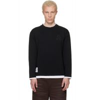 AAPE by A Bathing Ape Black Long Sleeve T-shirt 261547M213002