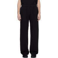 Les Tien Black Heavyweight Puddle Sweatpants 261548M190009