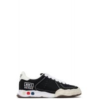 Maison MIHARA YASUHIRO Black Herbie OG Sole Canvas Low-top Sneakers 261551F128008